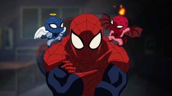 Superior Spider-Man ( O Homem-Aranha QUE NÃO É o " Homem-Aranha " ) Ultimate-spider-man-good-spidey-and-evil-spidey