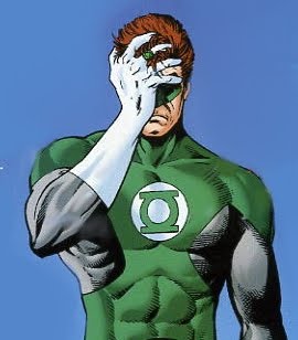 Green Lantern Facepalm and Shame