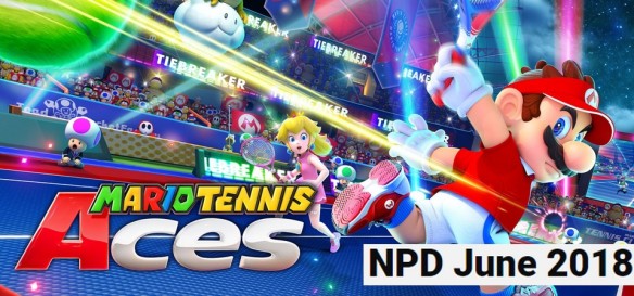 Mario Tennis Aces é o game mais vendido de junho de 2018 nos E.U.A. - NPD