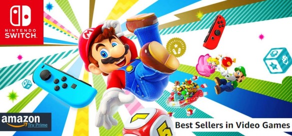 AMAZON - Best Sellers Games (10 07 18) Super Mario Party fica em 1º lugar pela segunda semana nos mais vendidos do E.U.A.