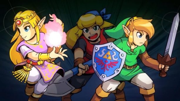 Cadence of Hyrule - Link e Zelda